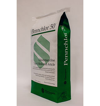 PENNCHLOR 50 GRANULAR (CHLORTETRACYCLINE) 50 LB