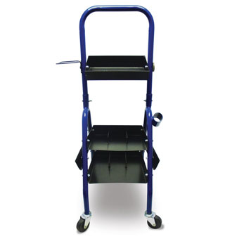 3-TRAY MAINTENANCE FARRIER CADDY CART L BLUE
