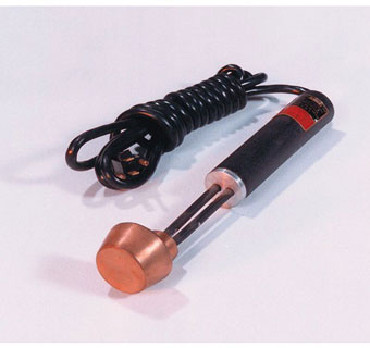 ELECTRIC SEARING IRON ALUMINUM/BRONZE 110 VAC/VDC