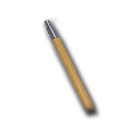 WET MOP HANDLE WITH METAL THREAD TIP 60 IN L WOOD