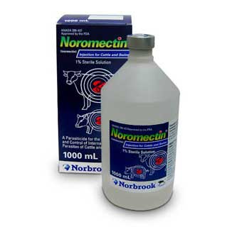 NOROMECTIN® (IVERMECTIN) INJECTION 1% 1000 ML 1/PKG
