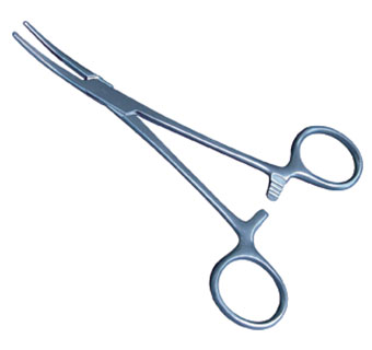 JORVET™ CRILE FORCEPS CURVED 1/PKG