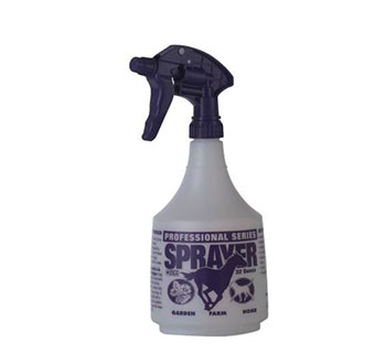 PROFESSIONAL SPRAY BOTTLE 32 OZ PURPLE EQUINE DESIGN
