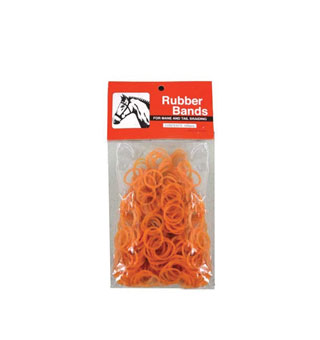 BRAID BAND RUBBER BROWN 500/PKG