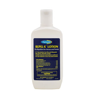 REPEL X LOTION FLY REPELLENT HORSE 8 OZ