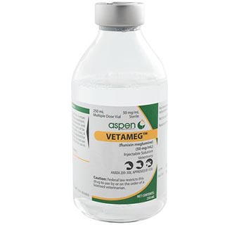 VETAMEG™ (FLUNIXIN MEGLUMINE) INJECTION 250 ML (RX)