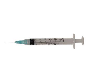 SYRINGE 3CC 25X5/8 LL 100/PKG 26100