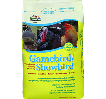 MANNA PRO® GAMEBIRD/SHOWBIRD CRUMBLES 5 LB 1/PKG