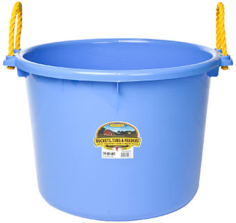 MUCK TUB - 70 QUART - BERRY BLUE - EACH