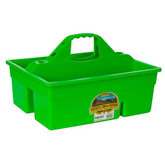PLASTIC DURA TOTE - LIME GREEN - EACH