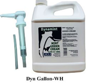 DYNAMINT® UDDER CREAM  GALLON  WHITE + PUMP  EACH