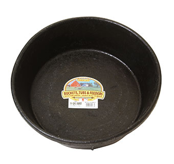 RUBBER FEED PAN 8 QUART 1/PKG