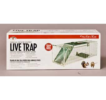 LITTLE GIANT 18 INCH SINGLE DOOR ENTRY LIVE ANIMAL TRAP LT1
