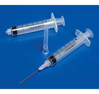 RIGID PACK 6 ML SYRINGES REGULAR