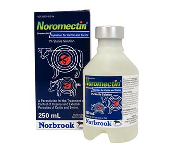 NOROMECTIN® (IVERMECTIN) INJECTION 1% 250 ML 1/PKG