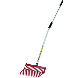 PLASTIC DURAFORK WITH ERGONOMIC HANDLE - RED - 3/PKG