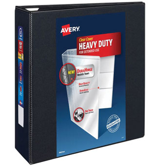 VIEW BINDER 4 IN RING BLACK