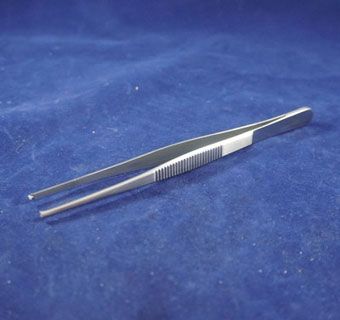 TISSUE FORCEP BLUNT GERM STAINLESS STEEL 1X2T 5-1/2 IN L
