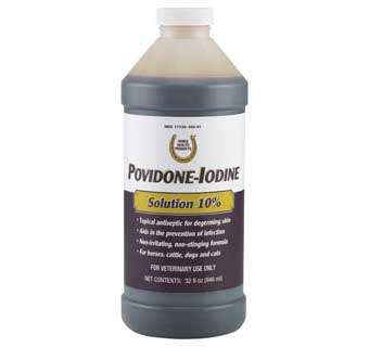 POVIDONE IODINE SOLUTION 10% 32 OZ