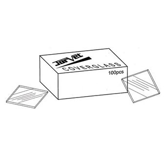 JORVET GLASS COVER SLIPS 100/PKG