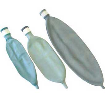 JORGENSEN REUSABLE BLACK RUBBER BREATHING BAG 1.0 LITER J0249R