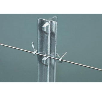 T-POST CLIP STUDDED 25/PKG