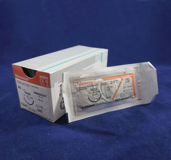 MONOSYN® SUTURE #0X70 CM 3/8 CRVD REV CUT DS30 12 PKG/BX