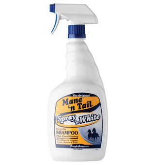 MANE'N TAIL SPRAY AND WHITE SHAMPOO 32 OZ