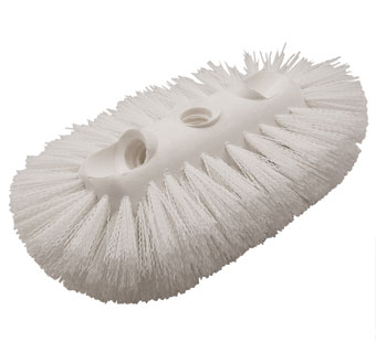 BULK TANK BRUSH WITH WHITE NYLON BRISTLES - 5.5 INCHES