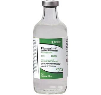 FLUNAZINE® (FLUNIXIN MEGLUMINE) INJECTABLE SOLUTION 50 MG/ML 250 ML 1/PKG (RX)