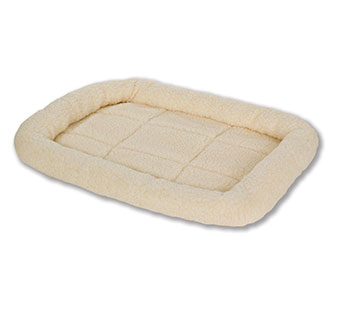FLEECE PET BED CREAM SMALL 23 IN 1/PKG
