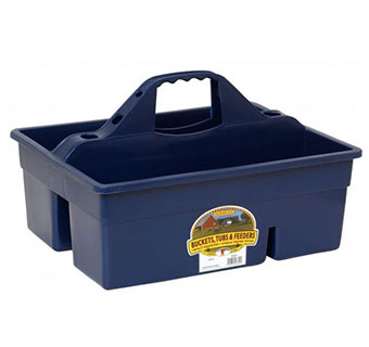 PLASTIC DURA TOTE - NAVY BLUE - EACH