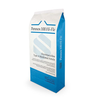 PENNOX 100 HI-FLO (OXYTETRACYCLINE DIHYDRATE) 50 LB