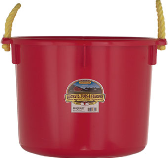 MUCK TUB - 40 QUART - RED - EACH