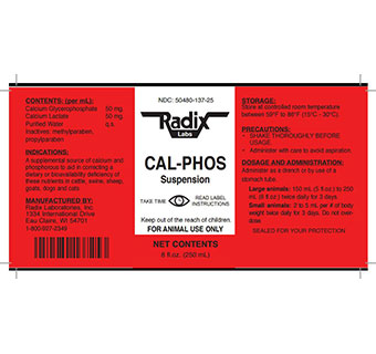 CAL-PHOS SUSPENSION 250ML - EACH