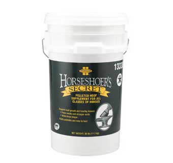 HORSESHOERS SECRET PELLETED HOOF SUPPLEMENT 38 LB PAIL
