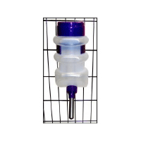 FLIP TOP NO-DRIP DOG WATER BOTTLE 44 OZ CLEAR/GRAY 1/PKG