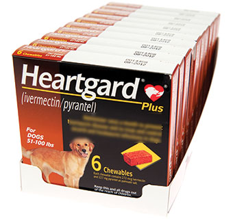 HEARTGARD® PLUS CHEWABLES CANINE 51-100 LBS 10 X 6 DOSES (RX)