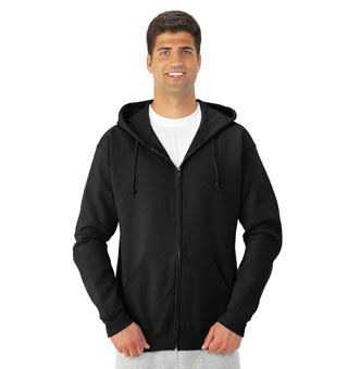JERZEES® NUBLEND® 993MR FULL-ZIP HOODED SWEATSHIRT BLN BLK 2XL
