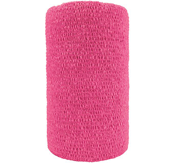 COFLEX™ BANDAGING TAPE NEON PINK 4 IN X 5 YD 18/PKG