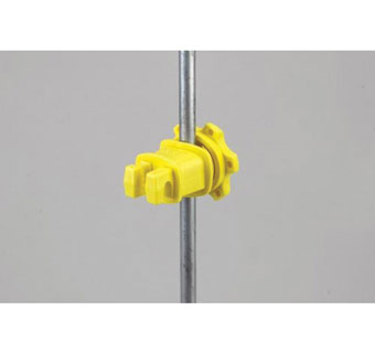 WESTERN® ROUND SCREW-TIGHT POST INSULATOR YELLOW 25/PKG