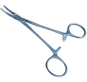 HALSTEAD MOSQUITO FORCEP CUR/BLUNT GERM STAINLESS STEEL 5 IN L