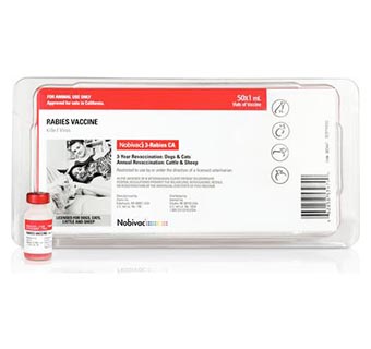 NOBIVAC® 3-RABIES CA 50 X 1 ML DOSE