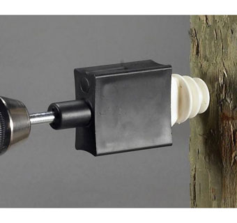 WOOD POST RING INSULATOR POWER DRIVER