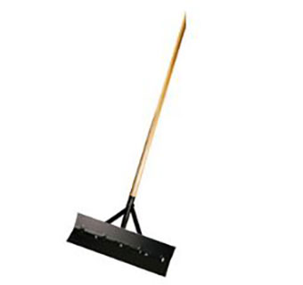 REVERSIBLE POWDER COATED STEEL SCRAPER - 18IN - EACH