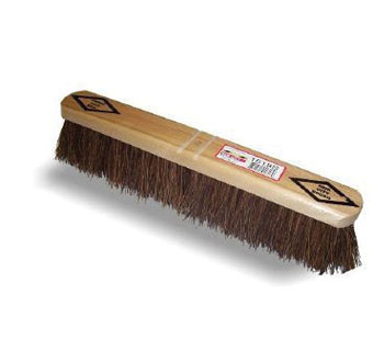 BLACK DIAMOND® 1600S MED STIFF FLOOR BROOM HEAD 24 IN L BLK PALMYRA