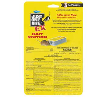 JUST ONE BITE EX PRELOAD BAIT STATION 3 COUNT