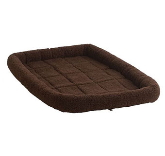 FLEECE PET BED CHOCOLATE BROWN LARGE 35 IN 1/PKG