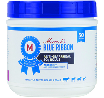 MERRICK'S® ANTI-DIARRHEAL 20 G BOLUS FOR CATTLE 50 BOLUSES/PKG