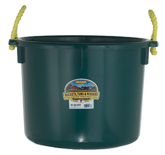 MUCK TUB - 40 QUART - GREEN - EACH